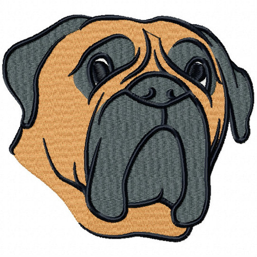Bullmastiff Collection #04 Machine Embroidery Design