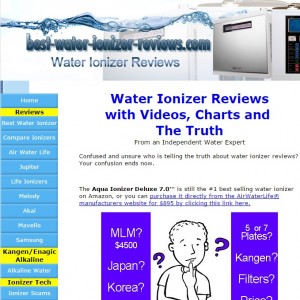 Fake Water Ionizer Reviews