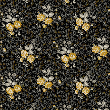 Sonnet - Floral Fabric Design Collection (Evening)