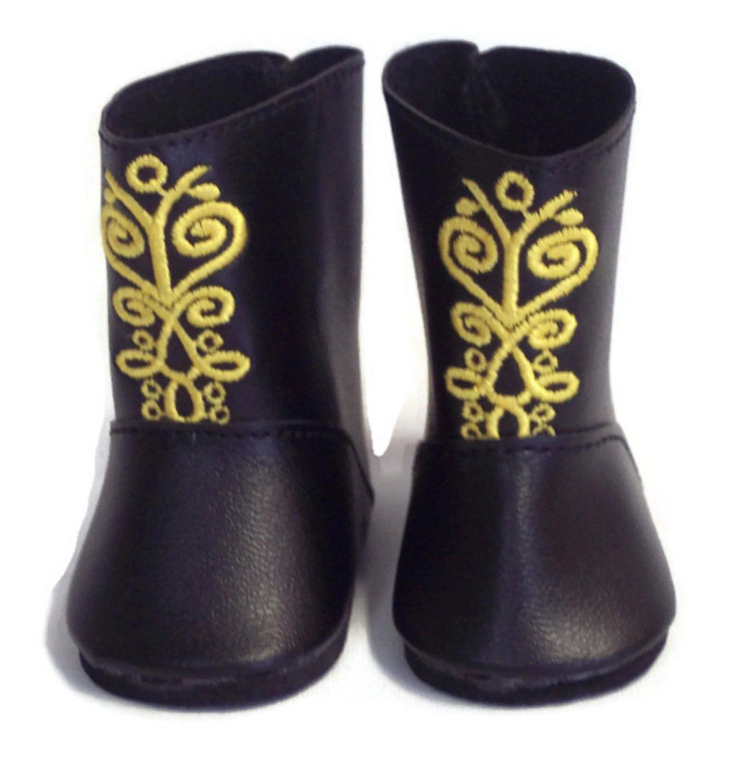 Frozen Anna Boots for american girl doll clothes or 18