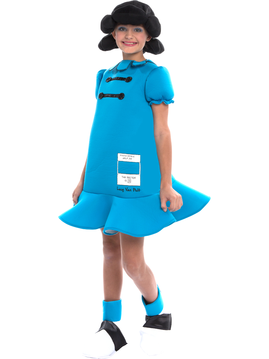 Peanuts Lucy Van Pelt Deluxe Girl's Costume eBay