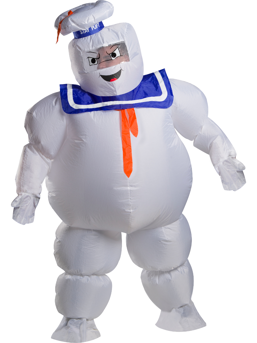 Adult's Ghostbusters Stay Puft Marshmallow Man Inflatable Costume eBay