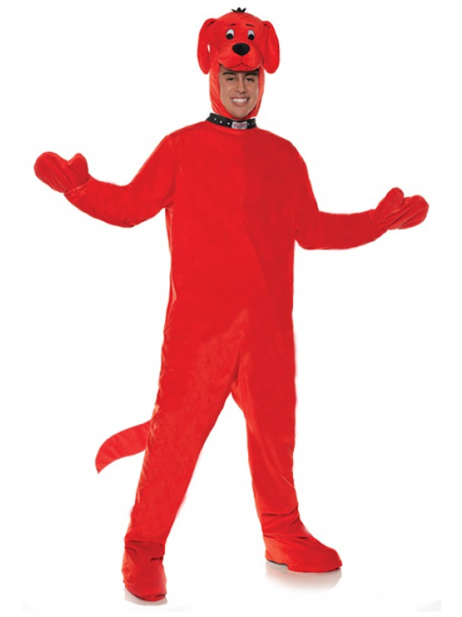 Men's Clifford The Big Red Dog Costume Large 42-46 | eBay