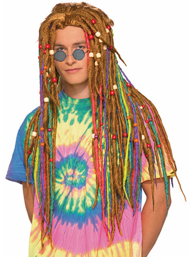 hippie rainbow dreadlock wig make my own certificates