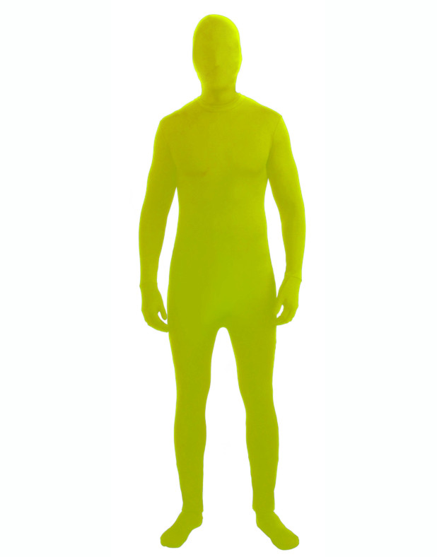 Yellow Men's Disappearing Jumpsuit