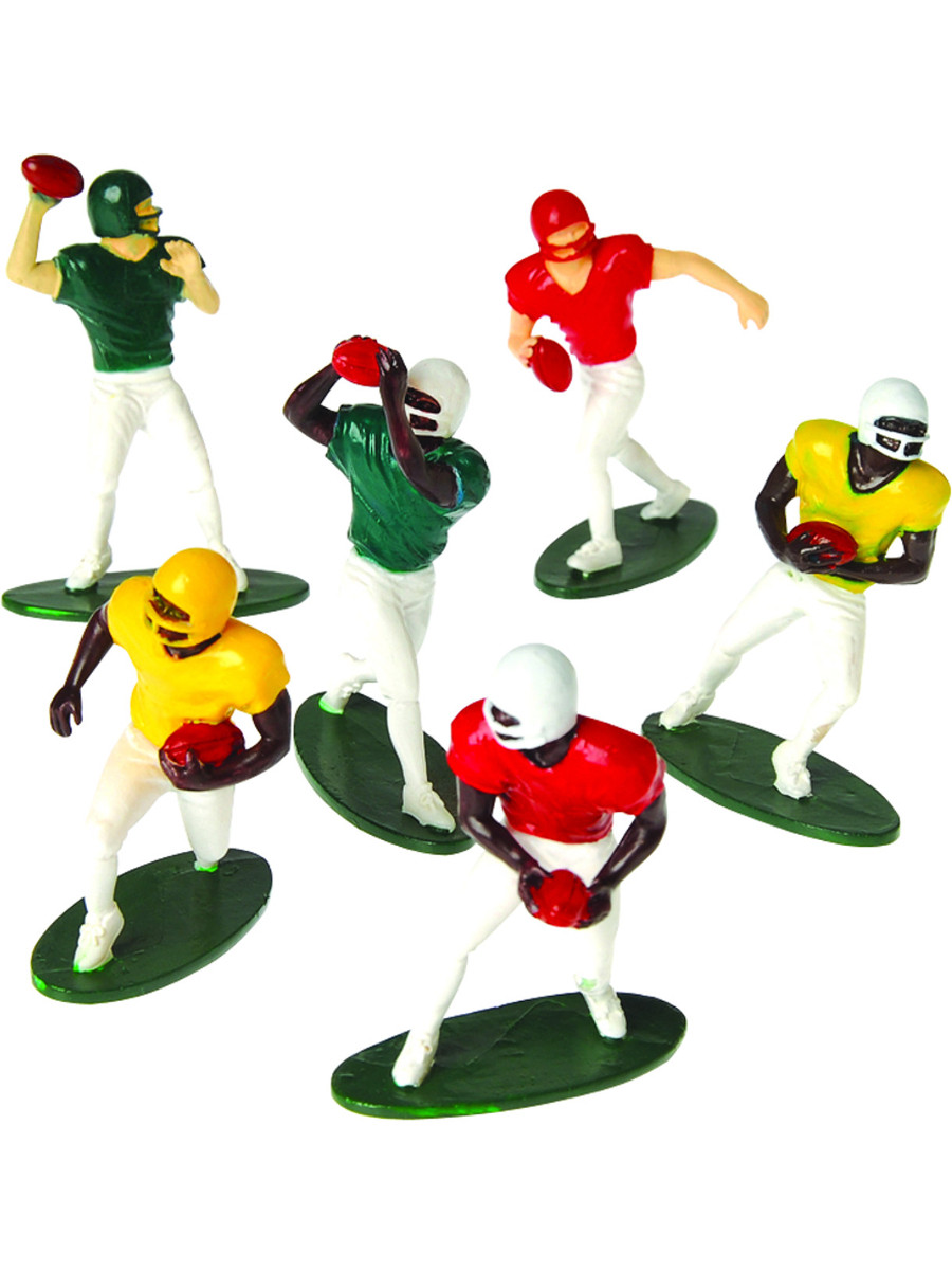 miniature football players figures