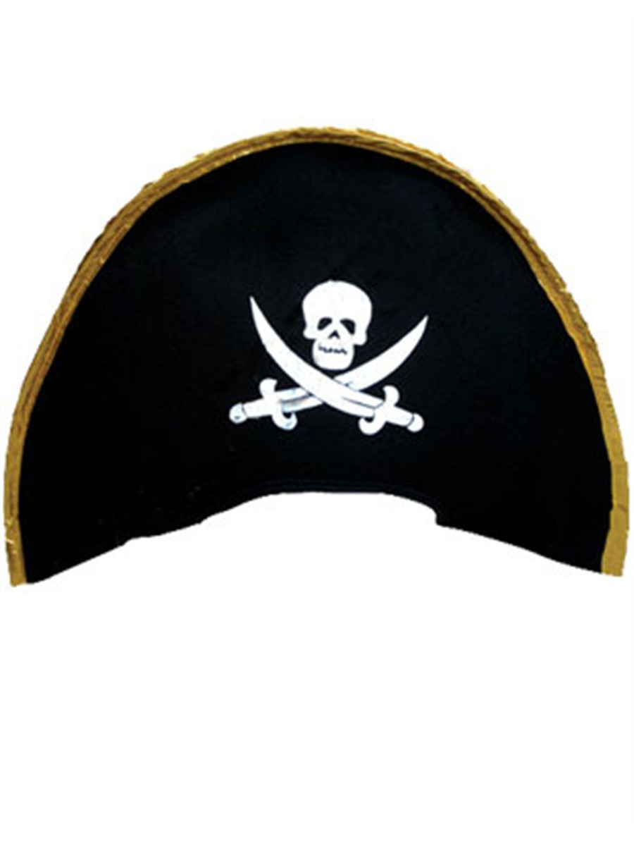 Kids Adult Large Costume Accessory Felt Pirate Hat