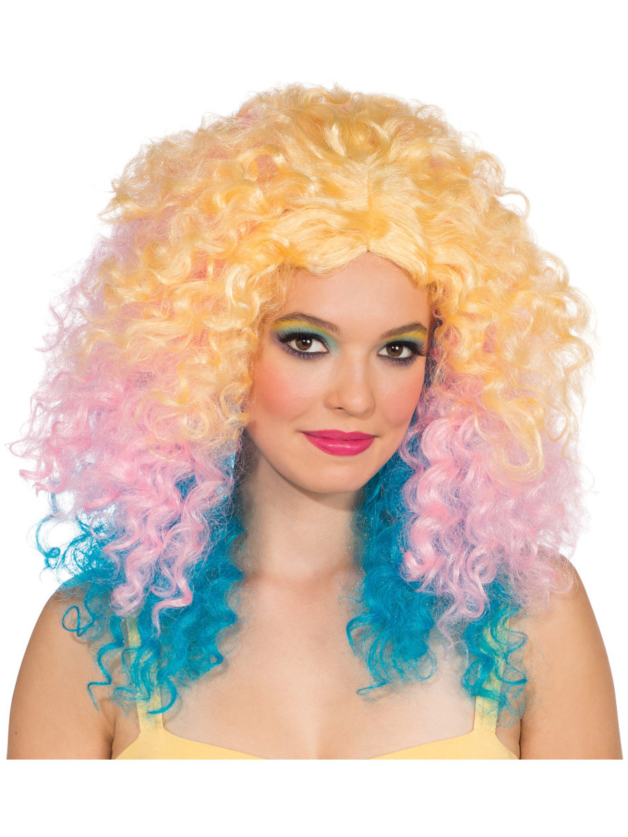 Women's Pastel Punch Curly Wig