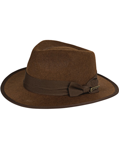 Indiana Jones Kids Costume Accessory Brown Fedora Hat