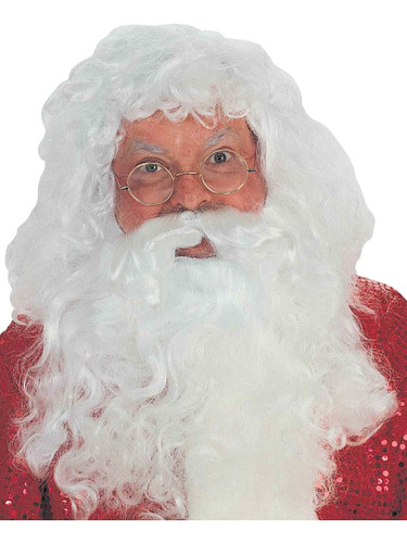 Professional Santa Claus Wig and Beard Set