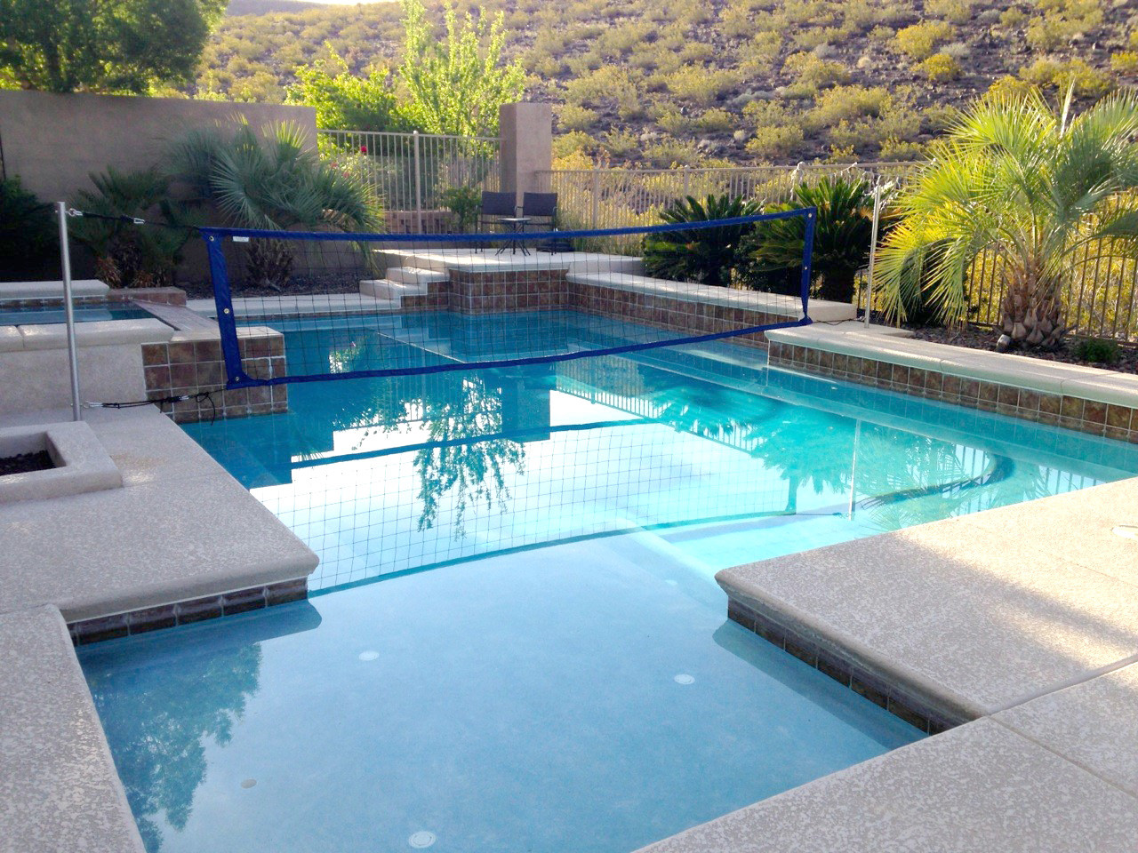 1.5 Inch Pool Volleyball System