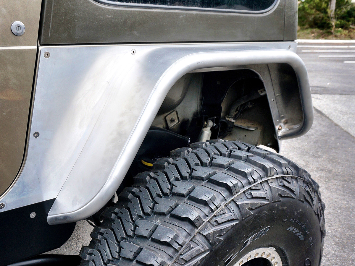 6 Flare Rear Tube Fenders Aluminum Genright Jeep Parts