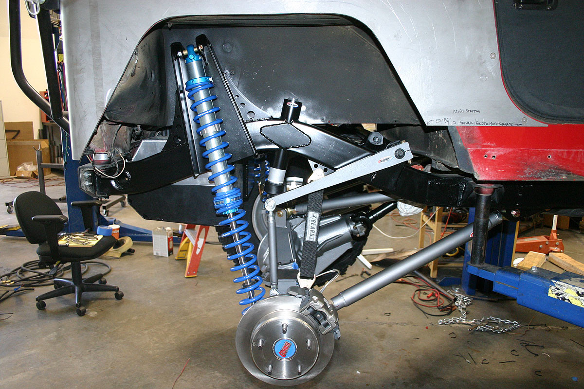 Sway Bar On A Jeep TJ/LJ/YJ Sway Bar Kit - Rear | GenRight Jeep Parts