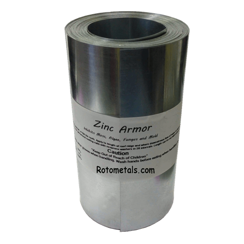 ZincArmor 6" Zinc Strip 50 ft Prevent Algae, Moss, Fungus & Mildew