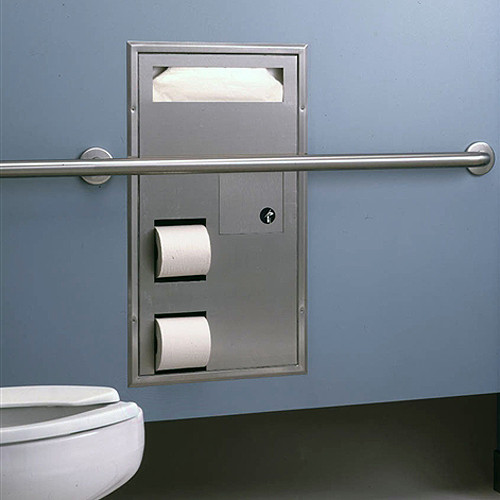 Bobrick Bathroom Partitions Property bobrick classic series seat cover/toilet tissue dispenser and Bobrick Bathroom Partitions Property bobrick classic series seat cover/toilet tissue dispenser and