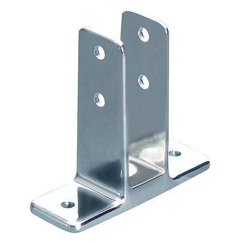 Global Partitions Chrome Zamac Urinal Screen Bracket Set Harbor City