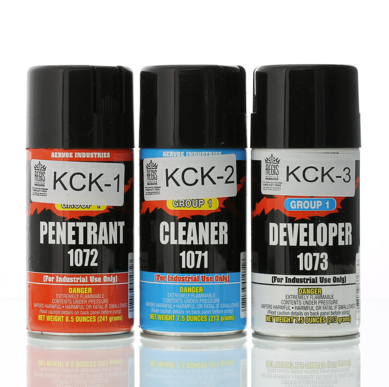 KwikChek Crack Detection Spray Kit for Aluminum KCK REGIS