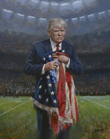 Respect the Flag - 16X20 Litho, Signed Open Edition