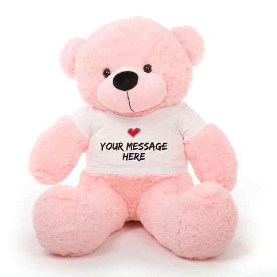 personalized teddy bear lady cuddles 38inch with personalized teddy bear lady cuddles 38inch with