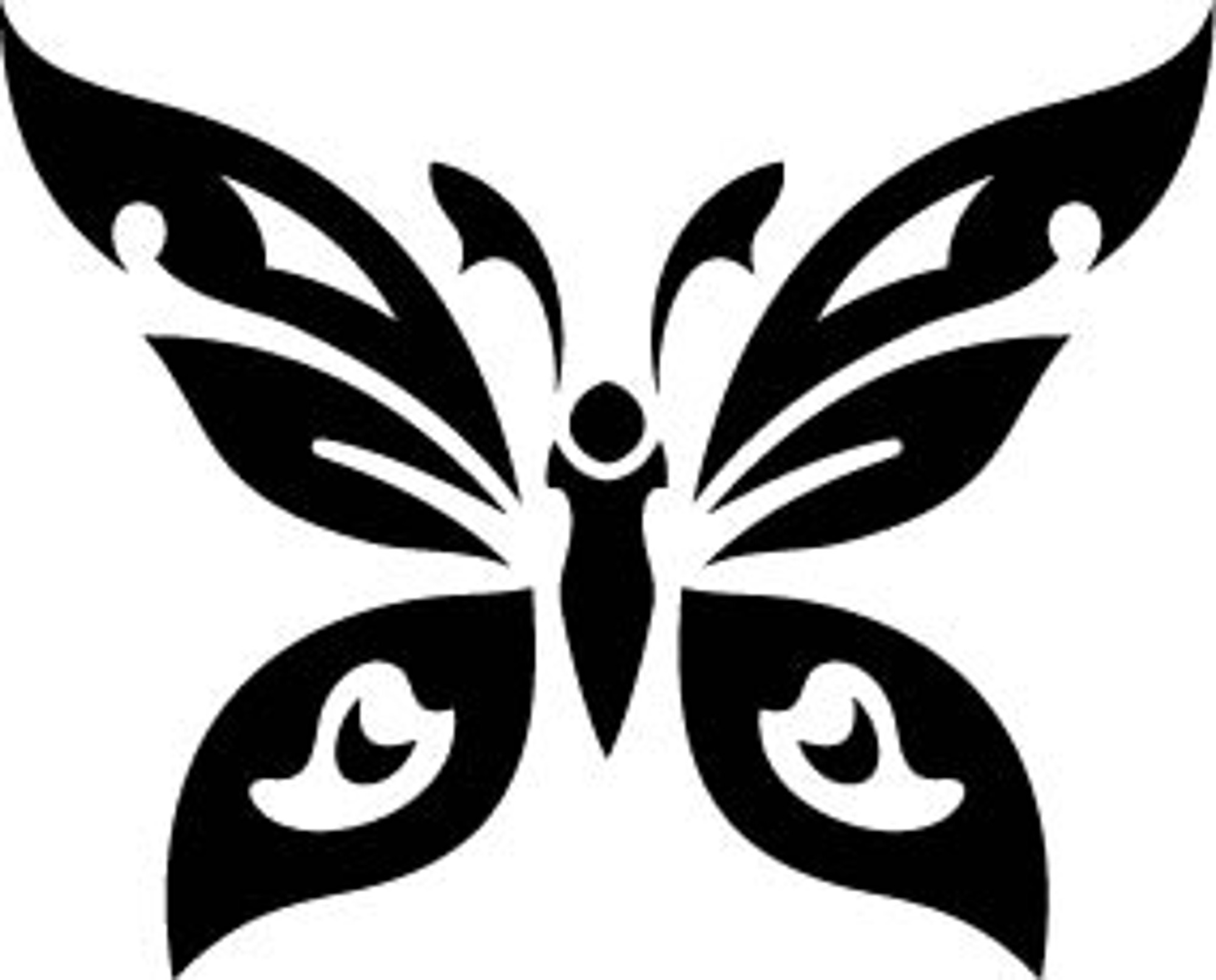 Insect Car Decals - Car Stickers | Butterfly Car Decal 03 | AnyDecals.com