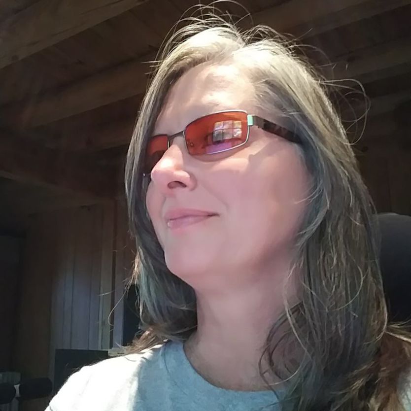 Shawn at the Computer