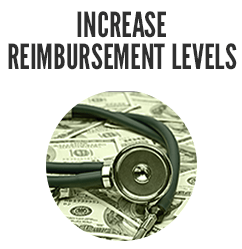 Increase reimbursement Levels