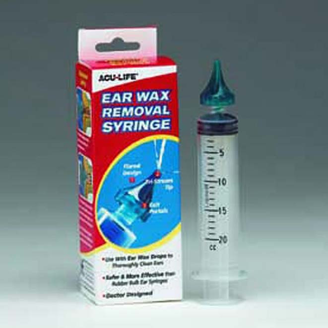 AcuLife Ear Wax Removal Syringe TriStream Tip MARJ Medical Supply, Inc.