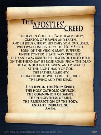 Spanish Apostles' Creed Poster - Catholic to the Max - Online Catholic ...