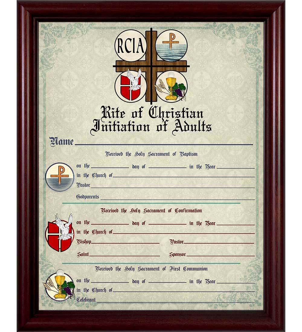 Beautiful Traditional Catholic Sacramental Certificates Catholic to