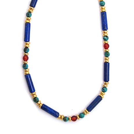 Egyptian Lapis and Turquoise Necklace - Detroit Institute of Arts ...