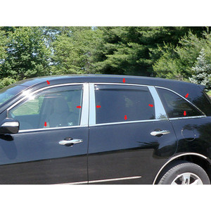 2008 acura mdx parts chrome accessories
