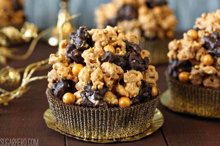 Double Caramel Popcorn Brownies recipe Double Caramel Popcorn Brownies recipe
