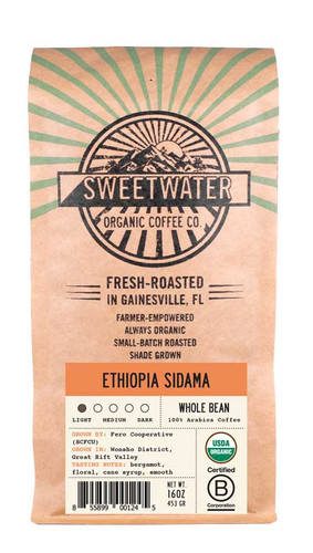 A bag of Sweetwater's Ethiopia Sidama