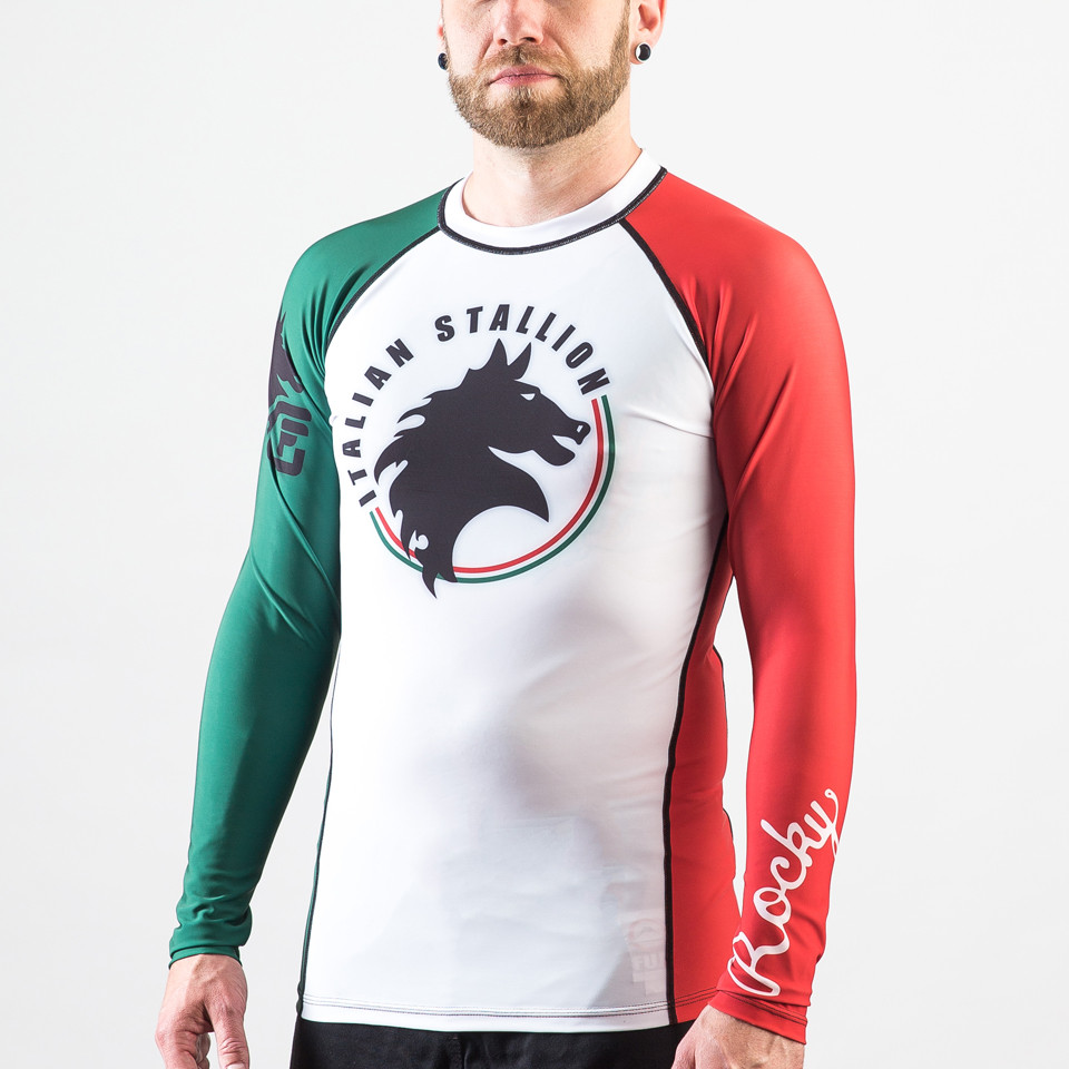 Fusion FG Rocky Italian Stallion BJJ Rashguard (Tricolor) The Jiu