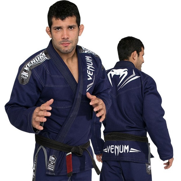 Venum Elite BJJ Gi Navy Blue The Jiu Jitsu Shop