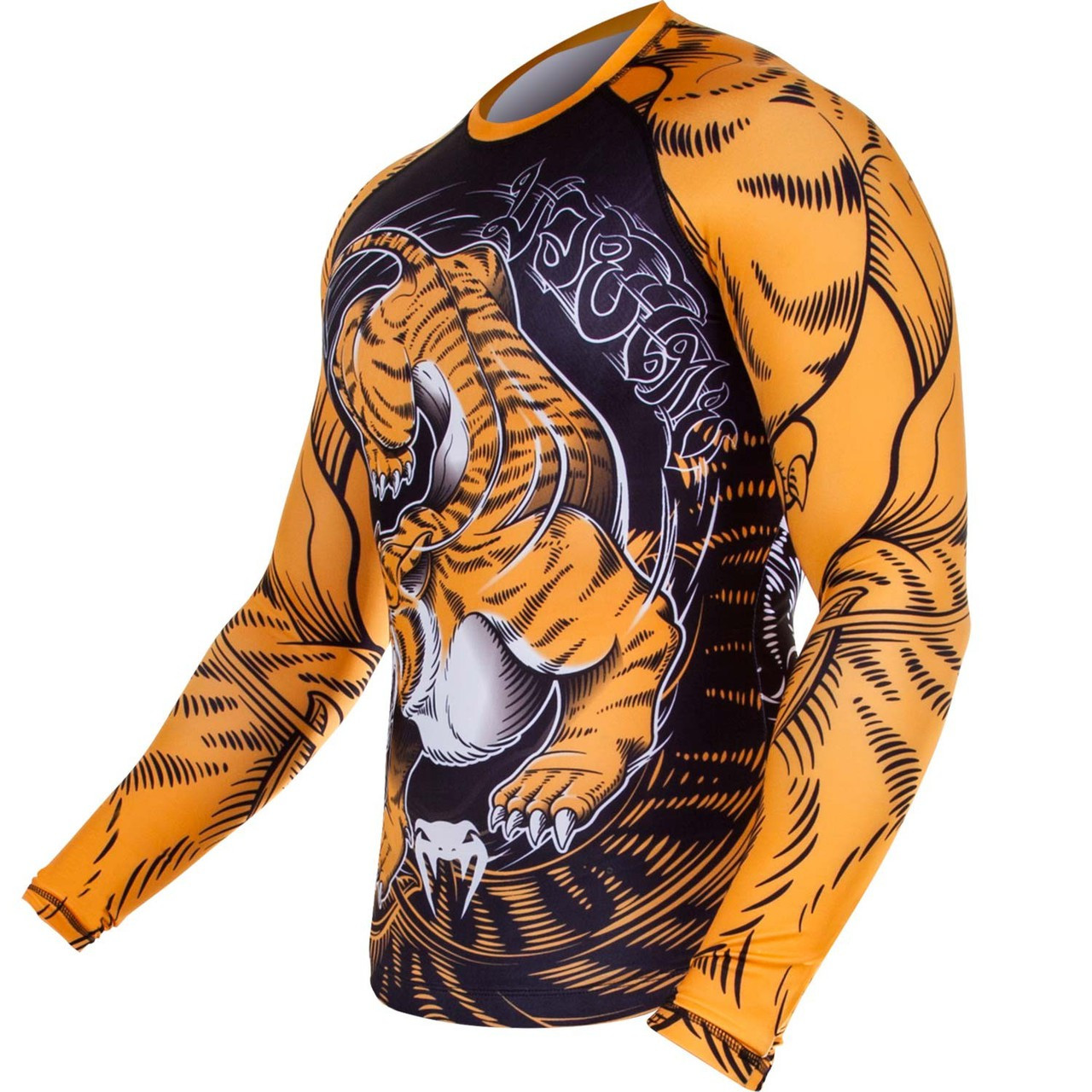 Venum Tiger Rashguard Long Sleeve The Jiu Jitsu Shop