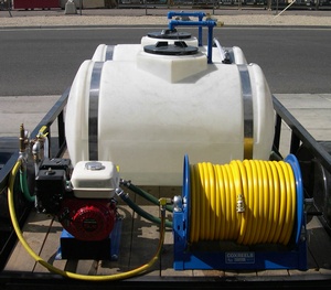 Dual 125 tanks - weed control trailer