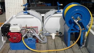 Dual 50 Gallon Weed Trailer