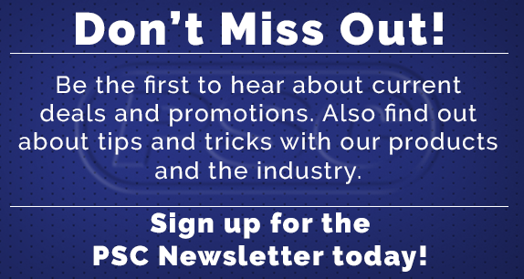 Sign up for the psc newsletter for deals and promtions