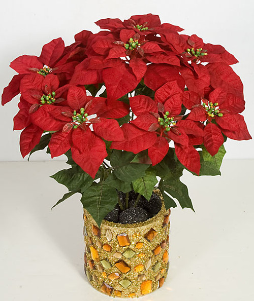 wholesale 20 inch poinsettia bush artificial 20 wholesale 20 inch poinsettia bush artificial 20