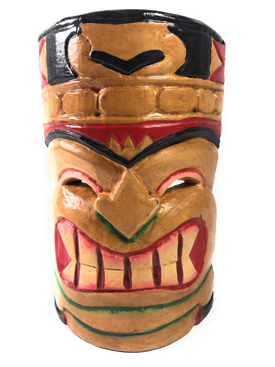 Love Tiki Mask 8" Colorful Hand Carved dpt514320