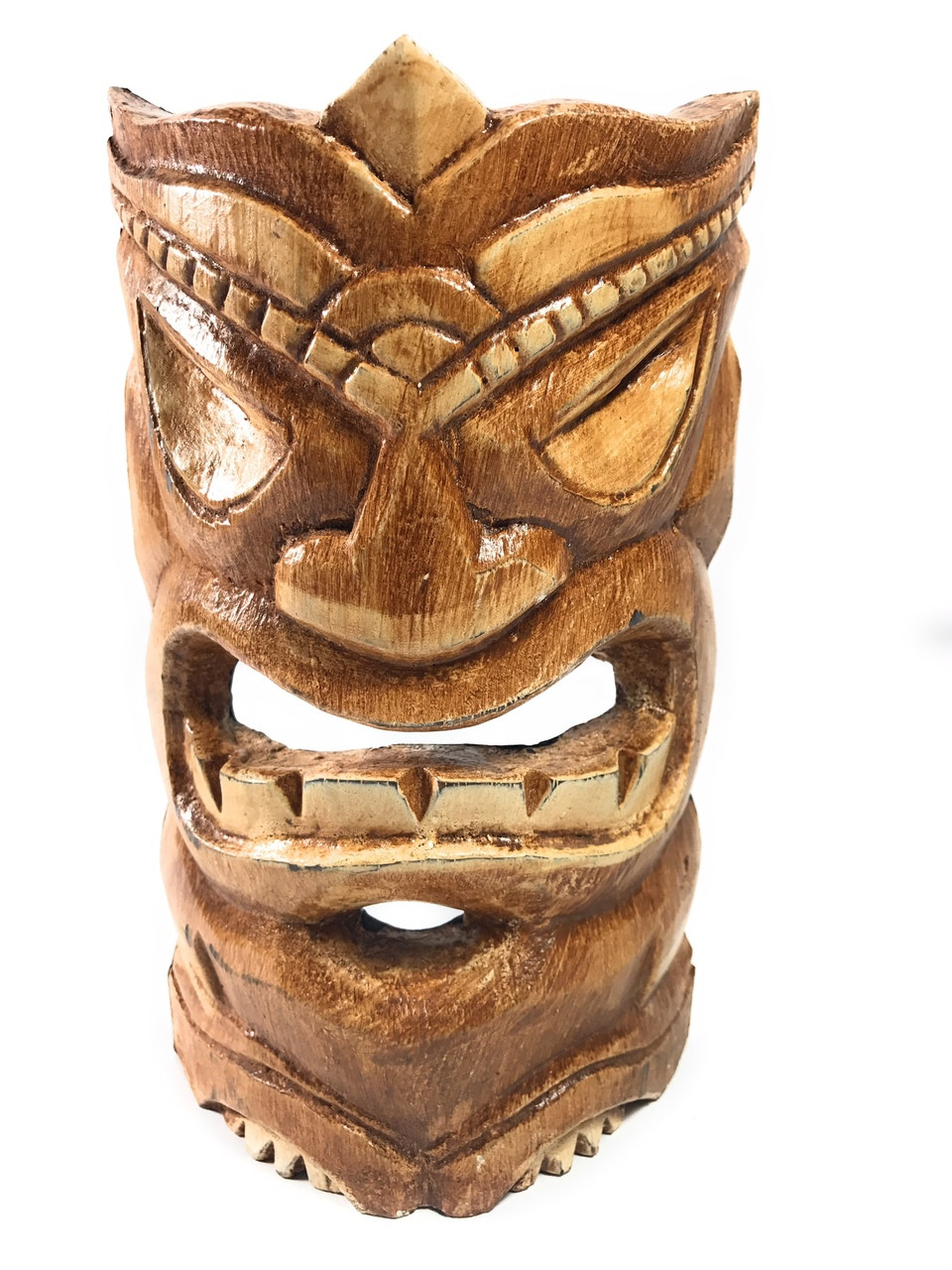 Protector Tiki Mask 8" Hand Carved Polynesian Art bds1202120