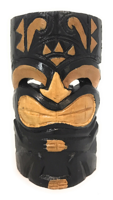 Happy Tiki Mask 8" - Hand Carved Smiley Tiki | #dpt513820 Happy Tiki Mask 8" - Hand Carved Smiley Tiki | #dpt513820
