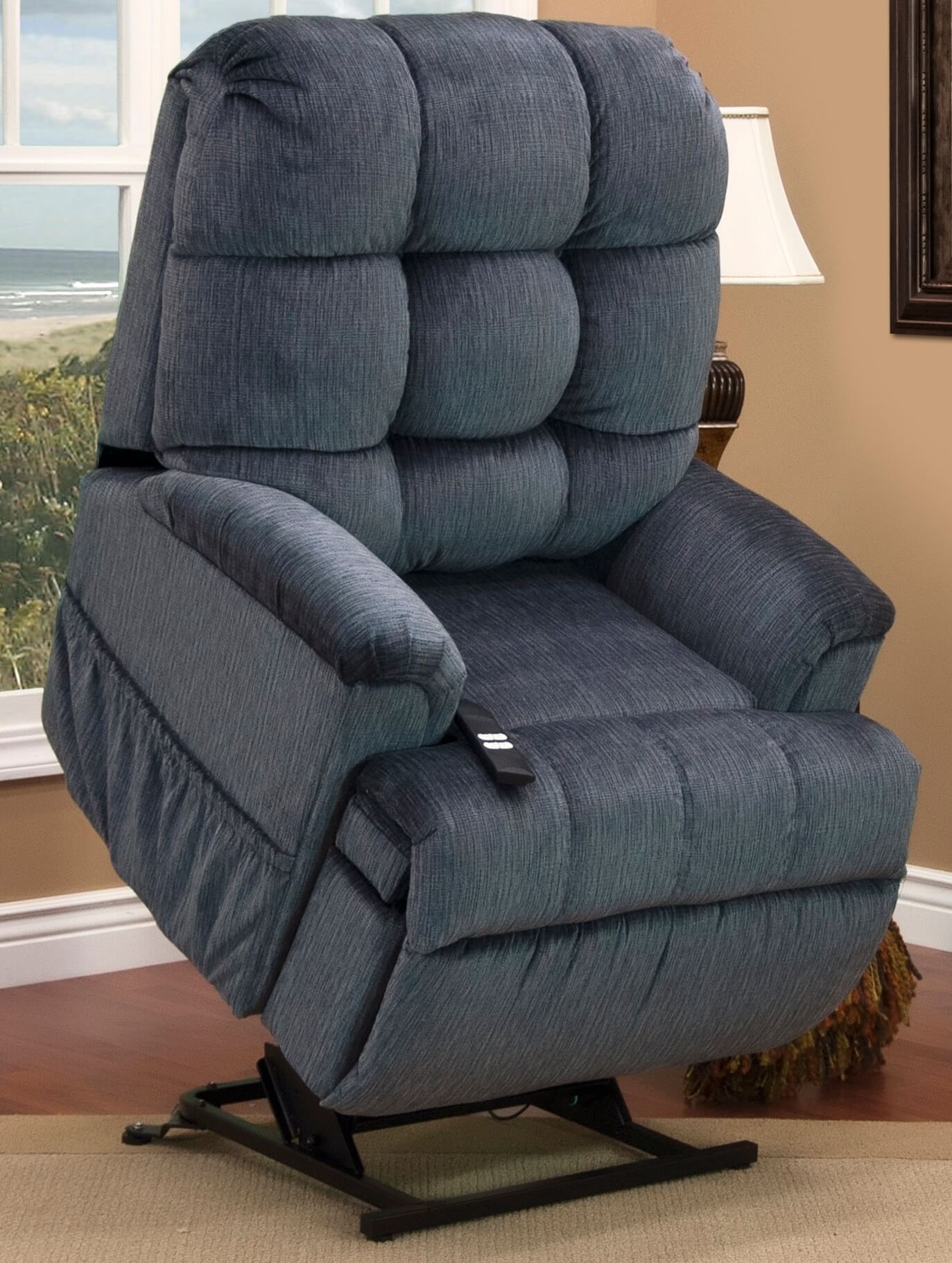 5500 wall a way three position reclining lift chair by med lift