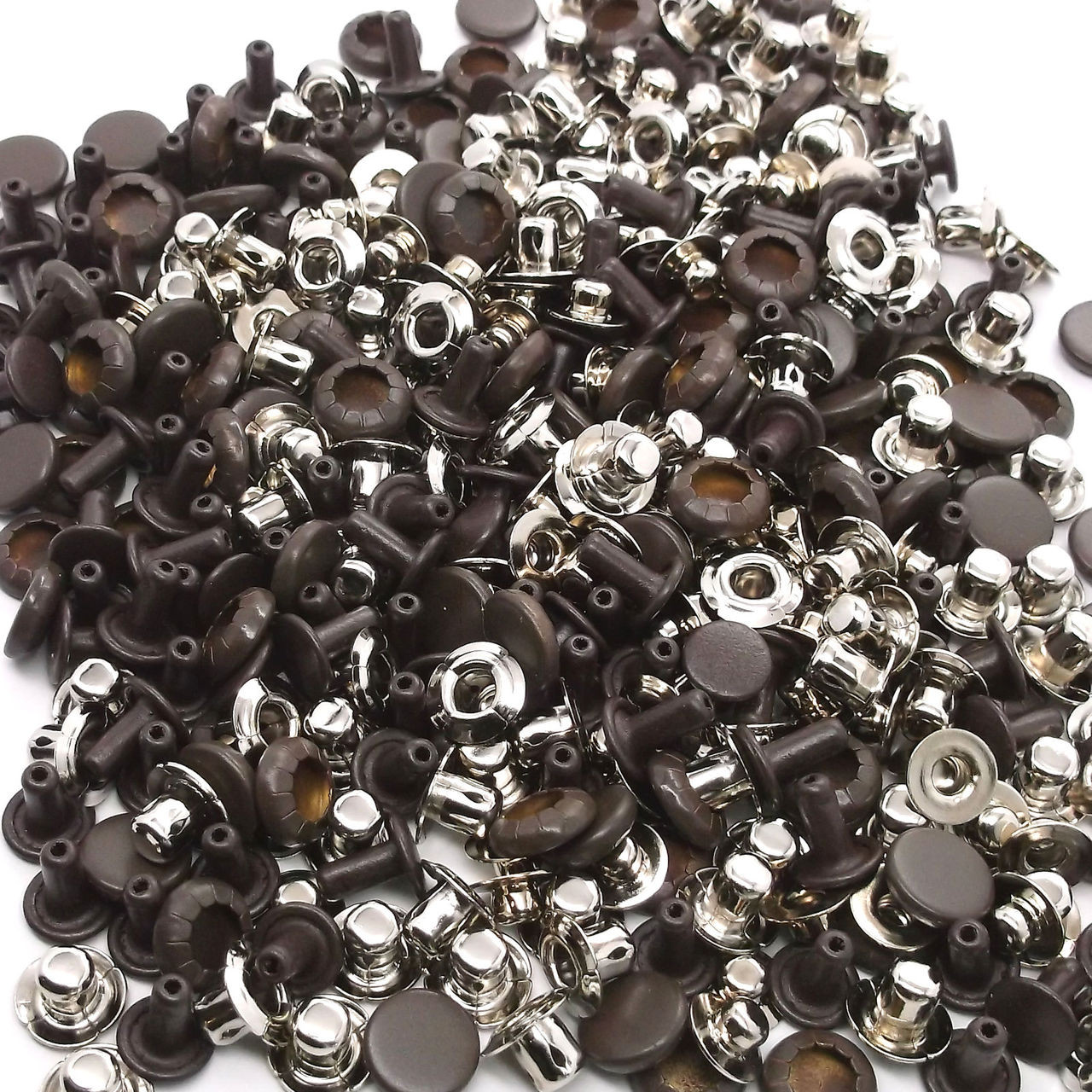 Segma Snap Fasteners All Purpose Line 16 Brown 100 Pack 125012