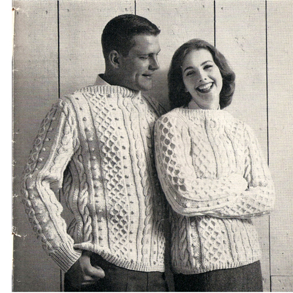 Aran Knit Sweaters Pattern