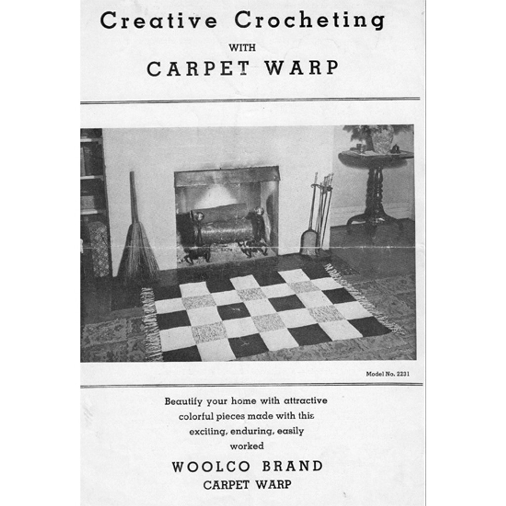 Woolco Carpet Warp for Rug Pattern Leaflet 2231