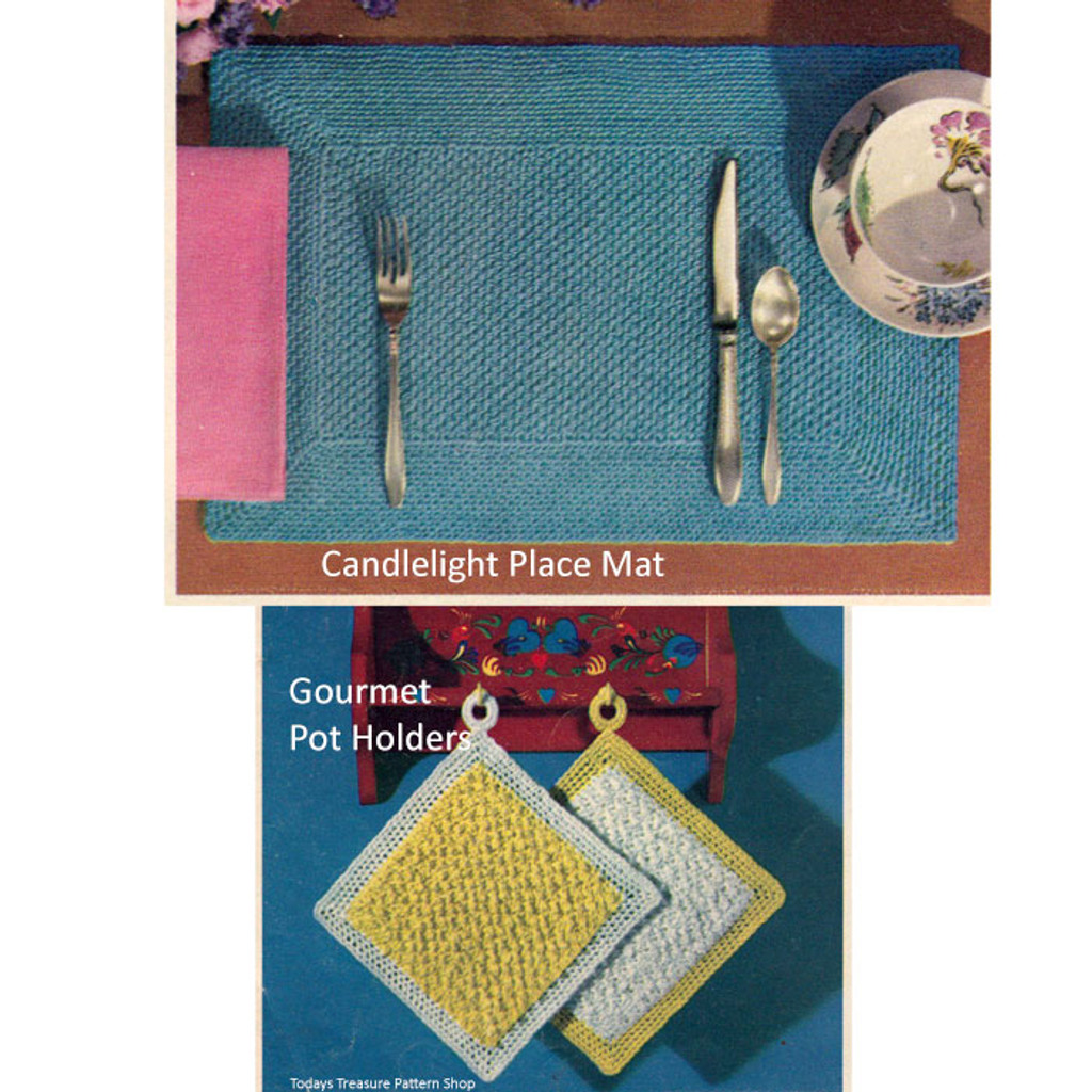 Easy Crocheted Placemats Pattern