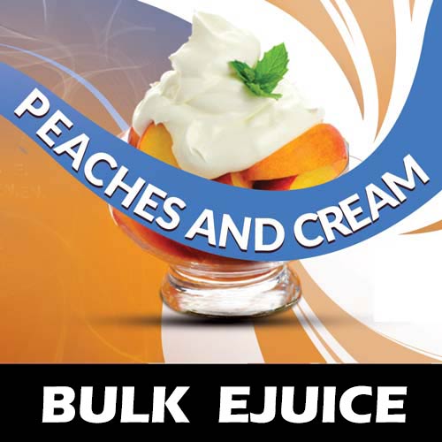 Peaches and Cream Flavor Bulk E-Liquid