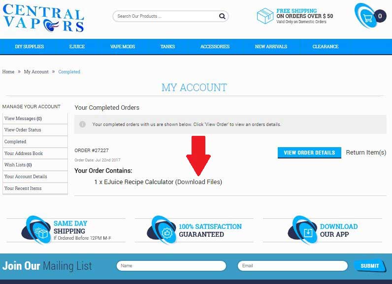 EJuice Recipe Calculator Download FREE Best DIY E Juice Calculator
